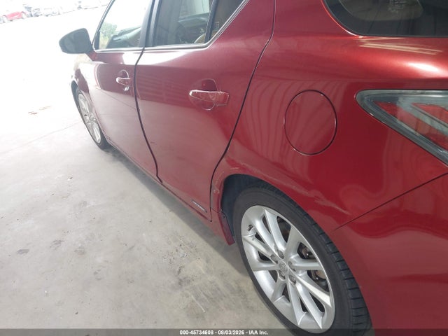 2012 Lexus Ct 200h Premium მანქანა იყიდება აუქციონზე, vin: JTHKD5BH7C2068106, აუქციონის ნომერი: 45734608