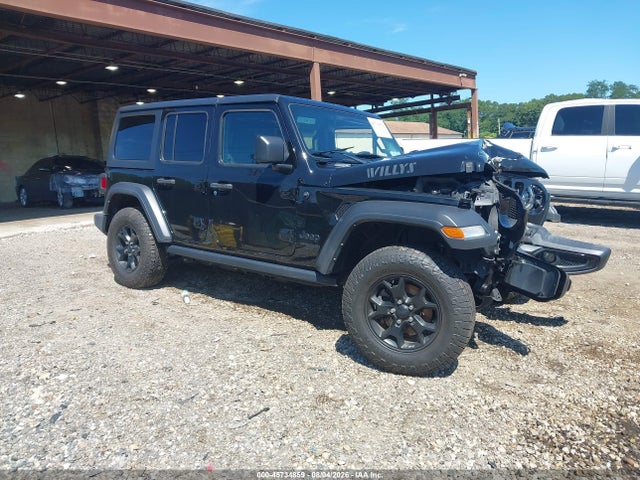 2021 Jeep Wrangler Unlimited Willys 4x4 მანქანა იყიდება აუქციონზე, vin: 1C4HJXDG1MW742037, აუქციონის ნომერი: 45734859