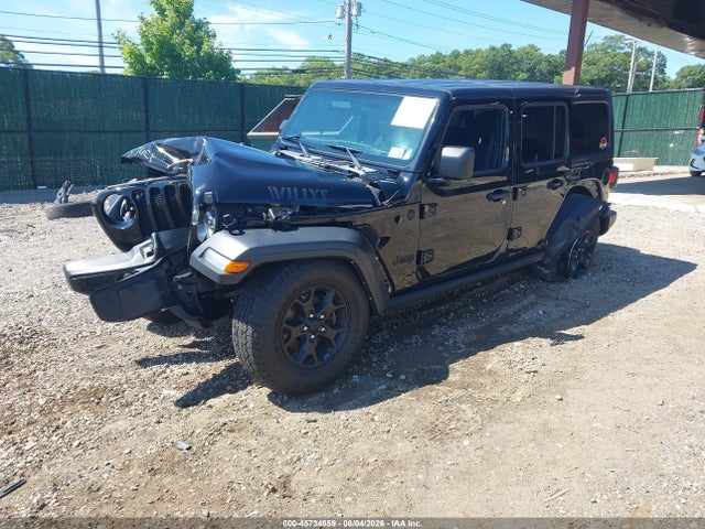 2021 Jeep Wrangler Unlimited Willys 4x4 მანქანა იყიდება აუქციონზე, vin: 1C4HJXDG1MW742037, აუქციონის ნომერი: 45734859