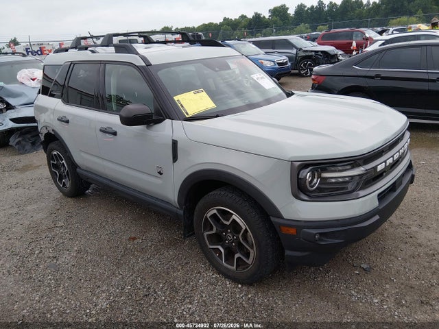 45734902 :رقم المزاد ، 3FMCR9B67MRA11894 vin ، 2021 Ford Bronco Sport Big Bend مزاد بيع