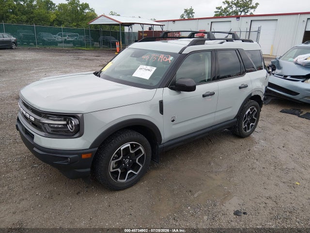 45734902 :رقم المزاد ، 3FMCR9B67MRA11894 vin ، 2021 Ford Bronco Sport Big Bend مزاد بيع