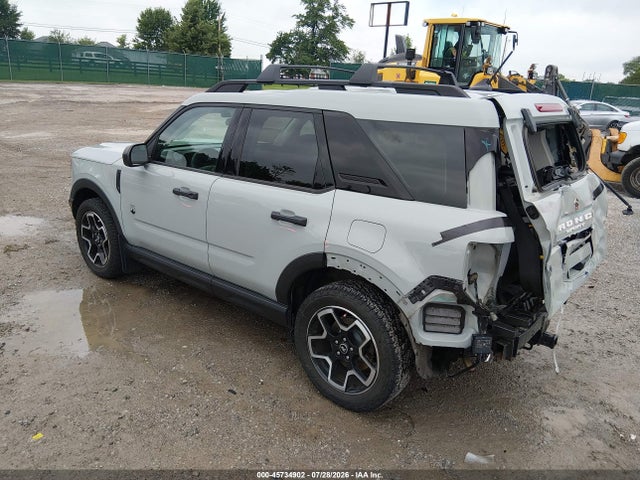 45734902 :رقم المزاد ، 3FMCR9B67MRA11894 vin ، 2021 Ford Bronco Sport Big Bend مزاد بيع
