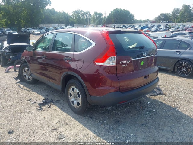 Продажа на аукционе авто 2012 Honda Cr-v Lx, vin: 5J6RM4H36CL063036, номер лота: 45735006