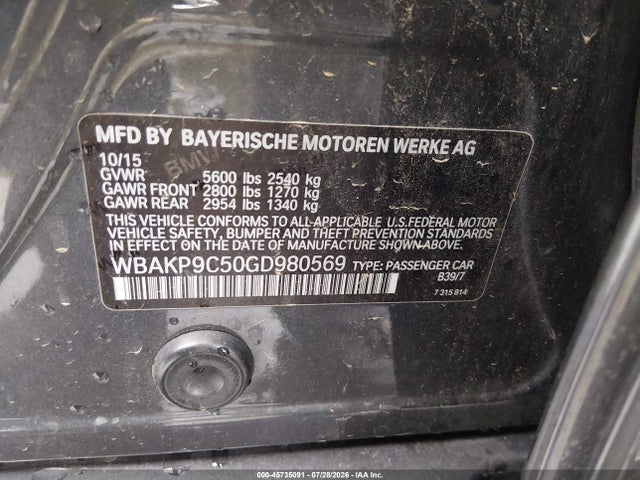 WBAKP9C50GD980569 BMW 550i Xdrive