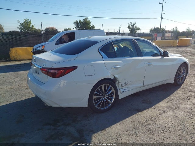 Продаж на аукціоні авто 2022 Infiniti Q50 Luxe, vin: JN1EV7BP9NM310418, номер лоту: 45735100