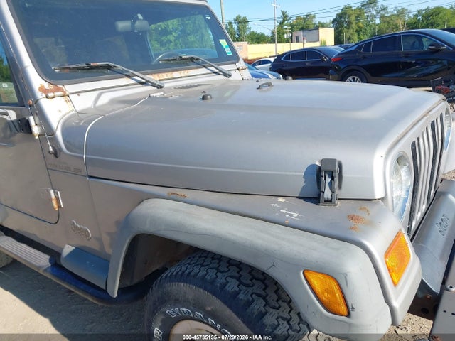 45735135 :رقم المزاد ، 1J4FA29P5YP750767 vin ، 2000 Jeep Wrangler Se مزاد بيع