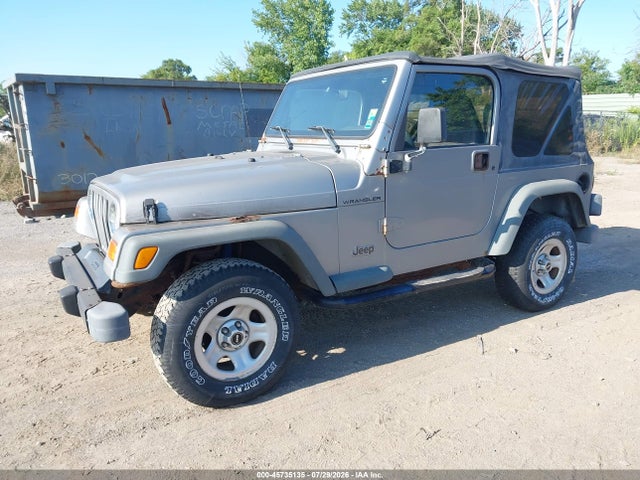 45735135 :رقم المزاد ، 1J4FA29P5YP750767 vin ، 2000 Jeep Wrangler Se مزاد بيع