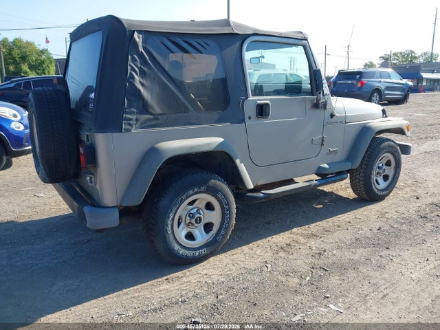 45735135 :رقم المزاد ، 1J4FA29P5YP750767 vin ، 2000 Jeep Wrangler Se مزاد بيع