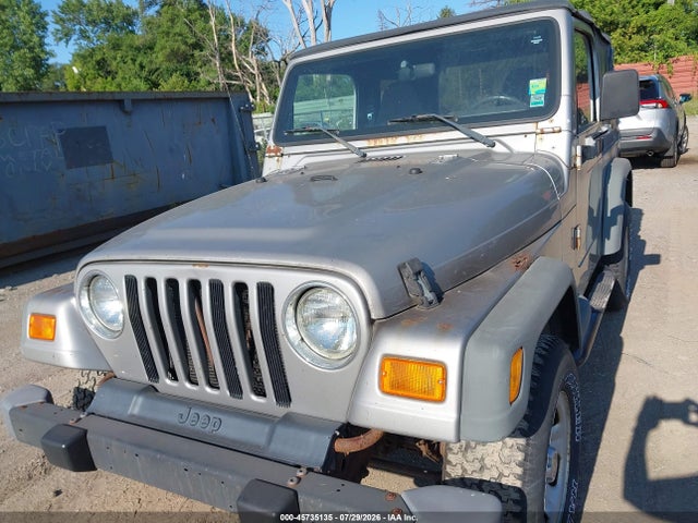 45735135 :رقم المزاد ، 1J4FA29P5YP750767 vin ، 2000 Jeep Wrangler Se مزاد بيع
