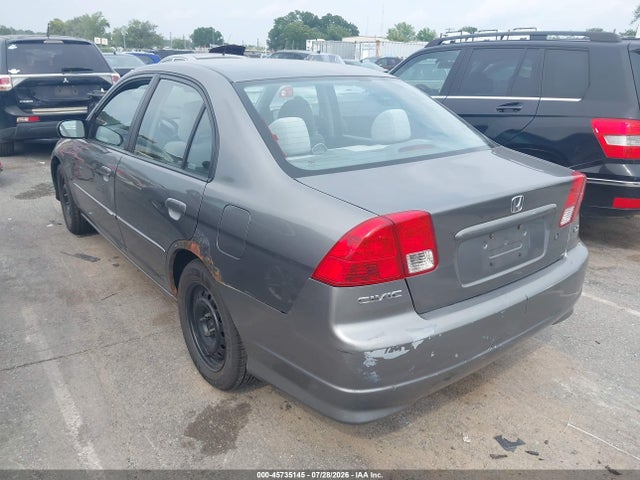 45735145 :رقم المزاد ، 2HGES16544H640868 vin ، 2004 Honda Civic Lx مزاد بيع