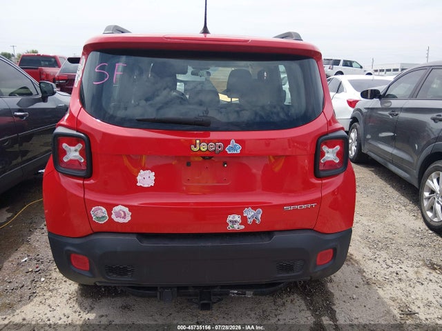 Aukcja sprzedaży 2016 Jeep Renegade Sport, vin: ZACCJAAT8GPC88069, numer aukcji: 45735156