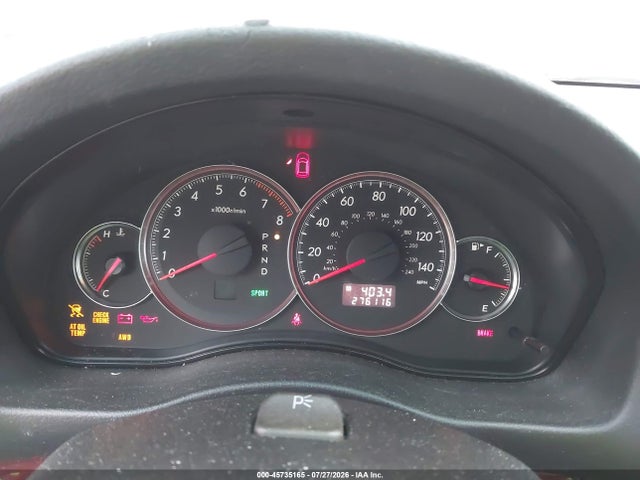 45735165 :رقم المزاد ، 4S4BP66C097340600 vin ، 2009 Subaru Outback 2.5i Limited مزاد بيع