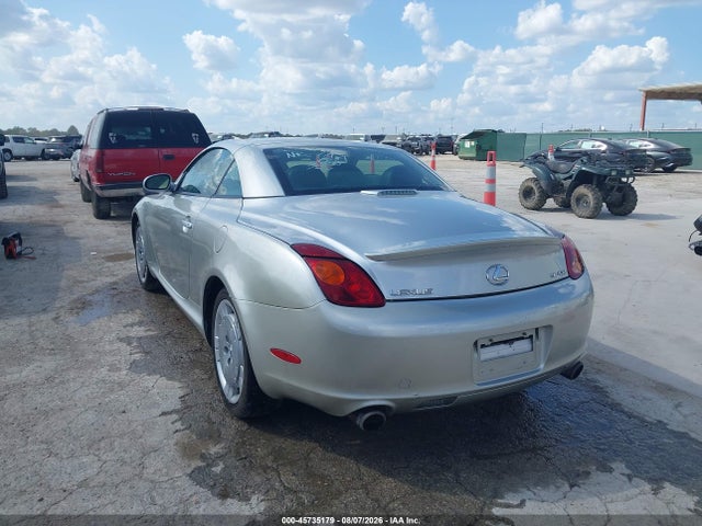 Aukcja sprzedaży 2003 Lexus Sc 430, vin: JTHFN48YX30037623, numer aukcji: 45735179