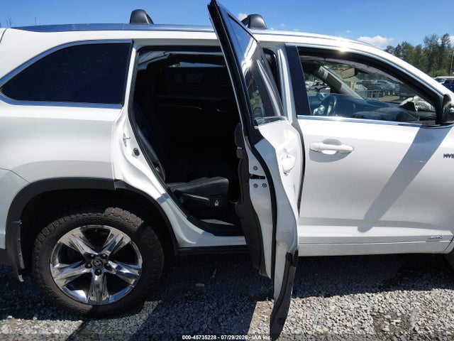 5TDDGRFH0KS055708 Toyota Highlander Hybrid Limited Platinum