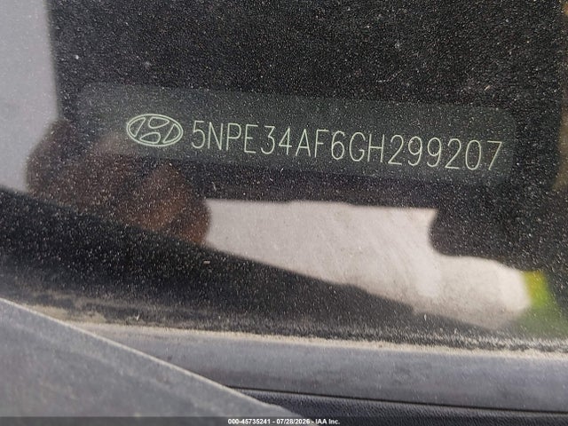 Hyundai Sonata Sport 2016 5NPE34AF6GH299207 Image 9