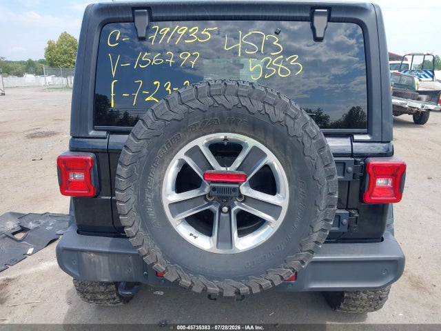 Aukcja sprzedaży 2018 Jeep Wrangler Unlimited Sahara 4x4, vin: 1C4HJXEG6JW156797, numer aukcji: 45735383