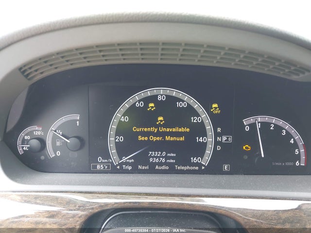 2012 Mercedes-benz S 350 Bluetec 4matic მანქანა იყიდება აუქციონზე, vin: WDDNG8DB8CA424378, აუქციონის ნომერი: 45735384
