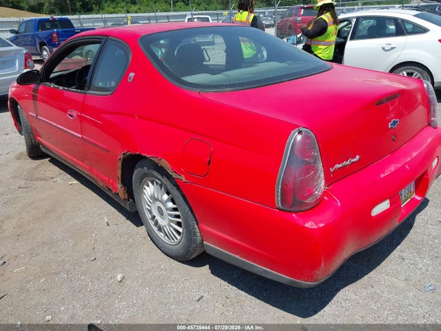 45735444 :رقم المزاد ، 2G1WW12EXY9211322 vin ، 2000 Chevrolet Monte Carlo Ls مزاد بيع