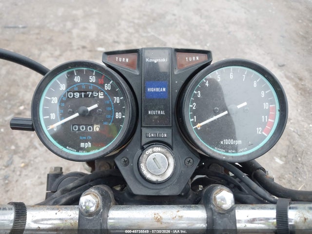 45735549 :رقم المزاد ، JKAKZLB13CA003375 vin ، 1982 Kawasaki Kz305 B مزاد بيع