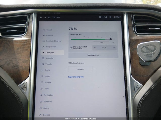 Продажа на аукционе авто 2016 Tesla Model X 60d/70d/75d/90d/p100d, vin: 5YJXCBE26GF003038, номер лота: 45735649