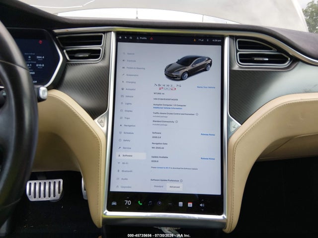 Aukcja sprzedaży 2016 Tesla Model S 90d/p100d/p85d/p90d, vin: 5YJSA1E43GF140255, numer aukcji: 45735656