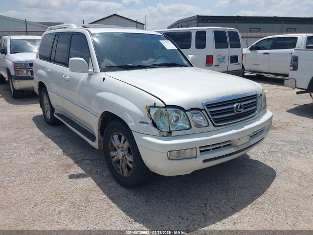 2004 Lexus Lx 470 მანქანა იყიდება აუქციონზე, vin: JTJHT00W043542554, აუქციონის ნომერი: 45735663