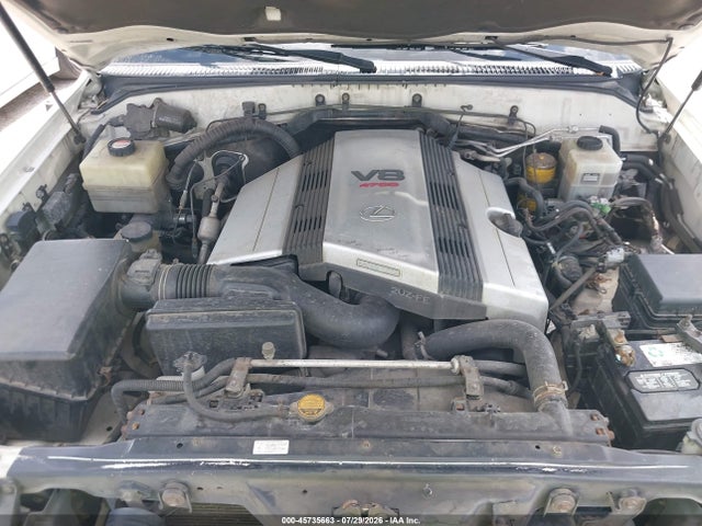 2004 Lexus Lx 470 მანქანა იყიდება აუქციონზე, vin: JTJHT00W043542554, აუქციონის ნომერი: 45735663