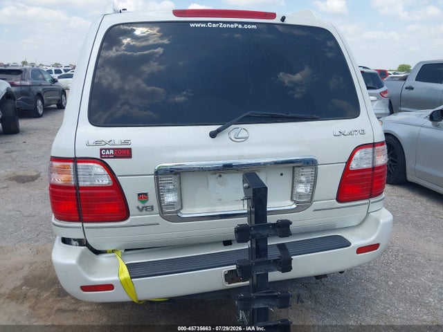 2004 Lexus Lx 470 მანქანა იყიდება აუქციონზე, vin: JTJHT00W043542554, აუქციონის ნომერი: 45735663