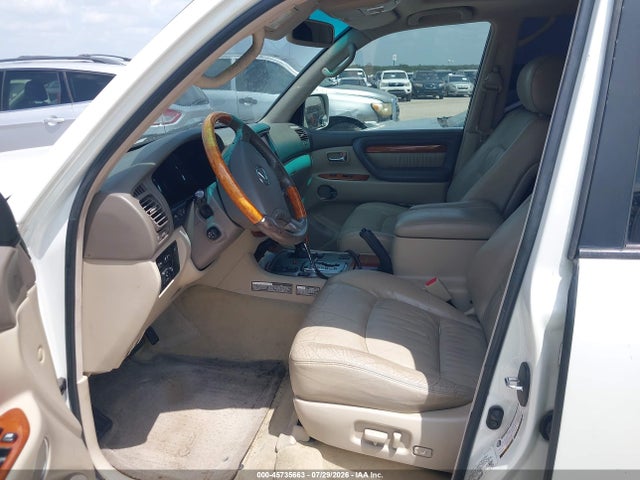 2004 Lexus Lx 470 მანქანა იყიდება აუქციონზე, vin: JTJHT00W043542554, აუქციონის ნომერი: 45735663