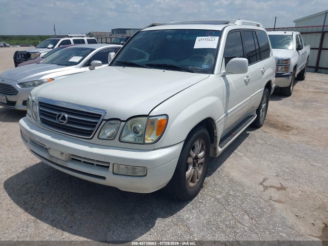 2004 Lexus Lx 470 მანქანა იყიდება აუქციონზე, vin: JTJHT00W043542554, აუქციონის ნომერი: 45735663