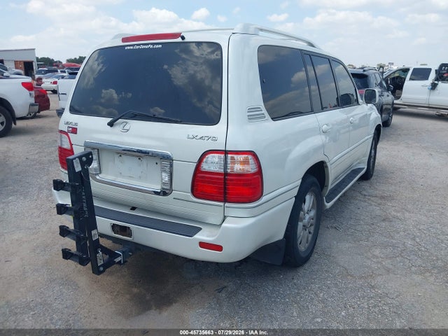 2004 Lexus Lx 470 მანქანა იყიდება აუქციონზე, vin: JTJHT00W043542554, აუქციონის ნომერი: 45735663