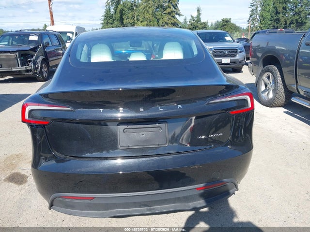Aukcja sprzedaży 2025 Tesla Model 3 Long Range All-wheel Drive, vin: 5YJ3E1EB6SF081993, numer aukcji: 45735703
