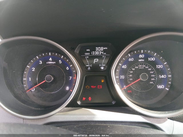 45735720 :رقم المزاد ، 5NPDH4AE7CH100020 vin ، 2012 Hyundai Elantra Gls مزاد بيع