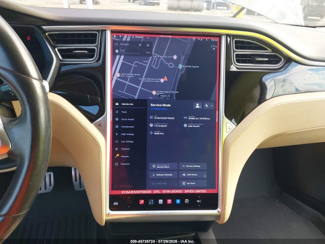 Продаж на аукціоні авто 2016 Tesla Model S 60/70/75/85, vin: 5YJSA1E12GF138325, номер лоту: 45735724