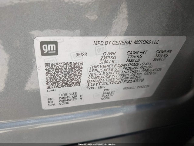 Продажа на аукционе авто 2023 Cadillac Xt4 Fwd Premium Luxury, vin: 1GYFZCR42PF214979, номер лота: 45735828