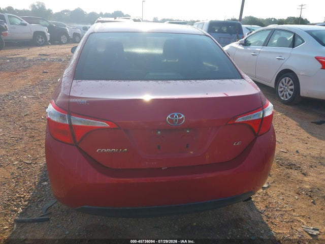 Aukcja sprzedaży 2016 Toyota Corolla Le, vin: 2T1BURHE9GC706126, numer aukcji: 45736094