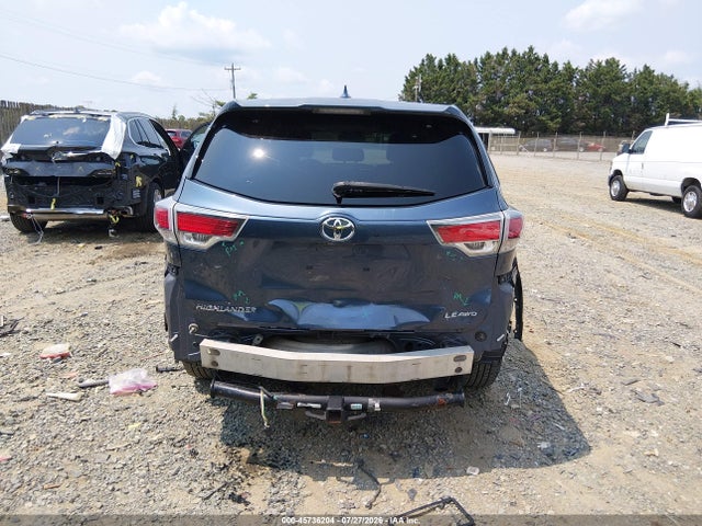 Aukcja sprzedaży 2016 Toyota Highlander Le Plus V6, vin: 5TDBKRFH3GS323812, numer aukcji: 45736204