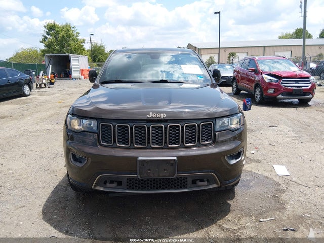 Aukcja sprzedaży 2017 Jeep Grand Cherokee Limited 75th Anniversary Edition, vin: 1C4RJFBG4HC641924, numer aukcji: 45736316
