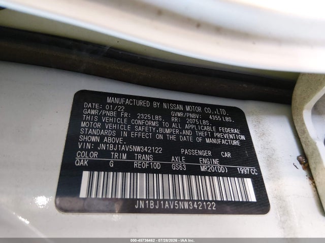 Продаж на аукціоні авто 2022 Nissan Rogue Sport S Fwd Xtronic Cvt, vin: JN1BJ1AV5NW342122, номер лоту: 45736462