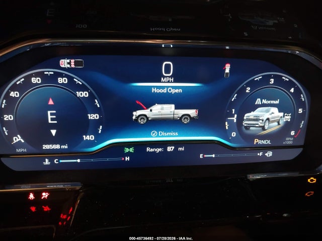 2025 Chevrolet Silverado 1500 4wd  Short Bed Lt With 2fl მანქანა იყიდება აუქციონზე, vin: 3GCPKKEK6SG122987, აუქციონის ნომერი: 45736492