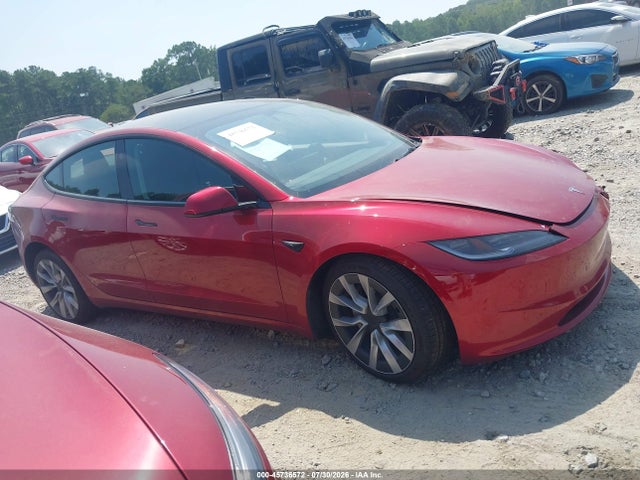 2025 Tesla Model 3 Long Range Rear-wheel Drive/standard Rear-wheel Drive მანქანა იყიდება აუქციონზე, vin: 5YJ3E1EA6SF918510, აუქციონის ნომერი: 45736572