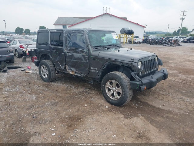 2014 Jeep Wrangler Unlimited Sport მანქანა იყიდება აუქციონზე, vin: 1C4BJWDG7EL297600, აუქციონის ნომერი: 45736657