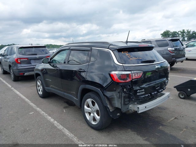 Auction sale of the 2018 Jeep Compass Latitude 4x4, vin: 3C4NJDBB0JT492381, lot number: 45736711