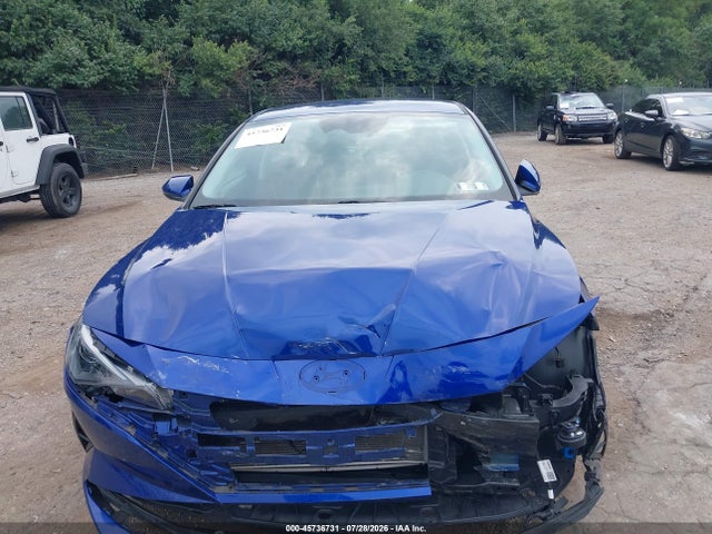 2021 Hyundai Elantra Sel მანქანა იყიდება აუქციონზე, vin: 5NPLS4AG6MH034253, აუქციონის ნომერი: 45736731