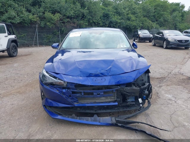 2021 Hyundai Elantra Sel მანქანა იყიდება აუქციონზე, vin: 5NPLS4AG6MH034253, აუქციონის ნომერი: 45736731