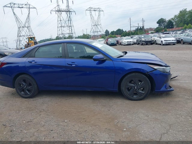 2021 Hyundai Elantra Sel მანქანა იყიდება აუქციონზე, vin: 5NPLS4AG6MH034253, აუქციონის ნომერი: 45736731