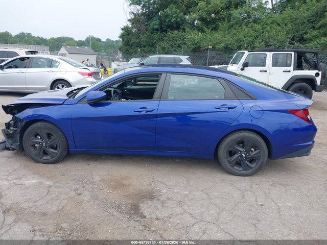 2021 Hyundai Elantra Sel მანქანა იყიდება აუქციონზე, vin: 5NPLS4AG6MH034253, აუქციონის ნომერი: 45736731