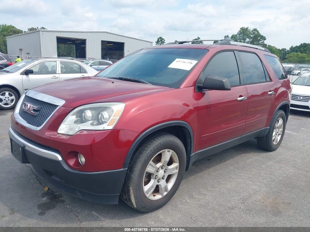 Продаж на аукціоні авто 2011 Gmc Acadia Sle, vin: 1GKKRPED9BJ110372, номер лоту: 45736758