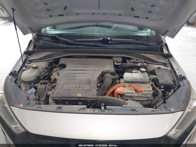45736824 :رقم المزاد ، KMHC65LC1KU106902 vin ، 2019 Hyundai Ioniq Hybrid Blue مزاد بيع
