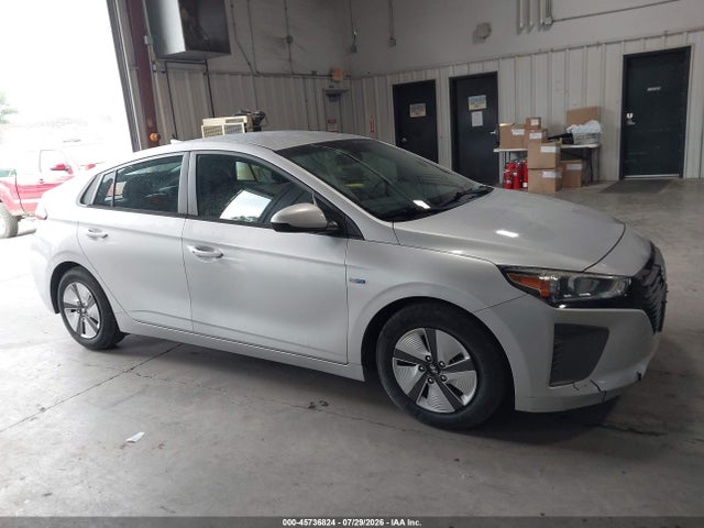 45736824 :رقم المزاد ، KMHC65LC1KU106902 vin ، 2019 Hyundai Ioniq Hybrid Blue مزاد بيع